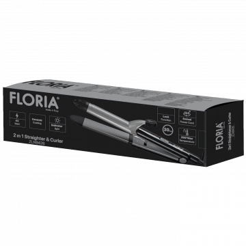 Floria Uvijač / pegla za kosu, 2u1, do 200 °C max., 45 W - ZLN9426