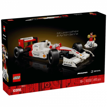 Lego McLaren MP4/4 i Ayrton Senna, LEGO Icons - McLaren F1 MP4/4 i A.Senna