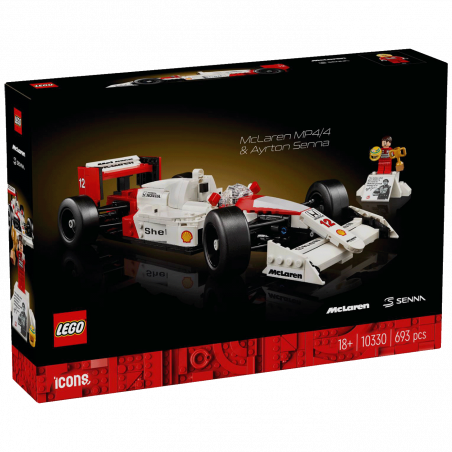 Lego McLaren MP4/4 i Ayrton Senna, LEGO Icons - McLaren F1 MP4/4 i A.Senna