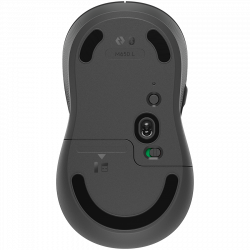 Logitech M650L Signature bežični miš Bluetooth/2.4 GHz, Graphite, 5 tipki