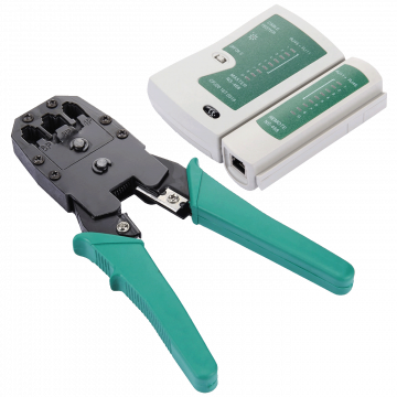 NN-Su Alat za motažu LAN i telefonskih konektora, set - 5in1 RJ45/RJ11/Cat5/Cat6 Tools