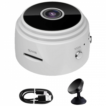 NN-Su Kamera IP, 720p, WiFi, microSD - A9 720P Wireless Network Camera