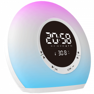 MeanIT Zvučnik bežični, Radio Alarm Sat, Bluetooth - B15
