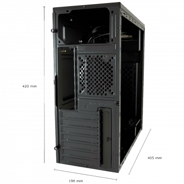 LC Power Kućište za PC, Midi Tower, bez napajanja - 7039B