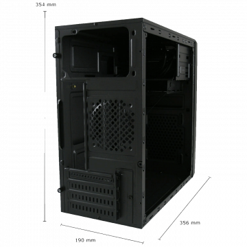 LC Power Kućište za PC, Mini Tower, bez napajanja - 2014MB