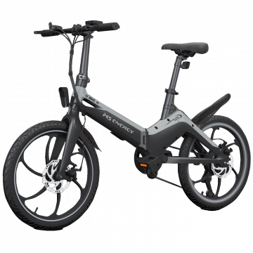 MS Energy Elekrični Gradski bicikl, 20" točkovi, domet do 50 km - eBike i10 Black/Gray