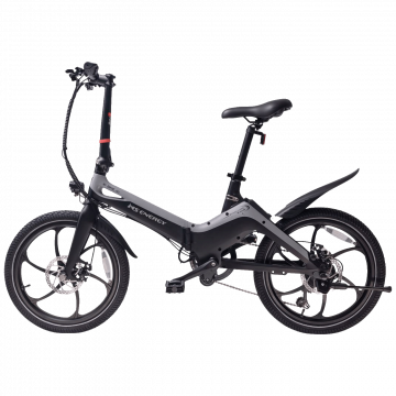 MS Energy Elekrični Gradski bicikl, 20" točkovi, domet do 50 km - eBike i10 Black/Gray