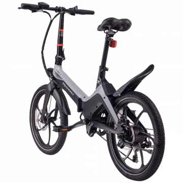 MS Energy Elekrični Gradski bicikl, 20" točkovi, domet do 50 km - eBike i10 Black/Gray