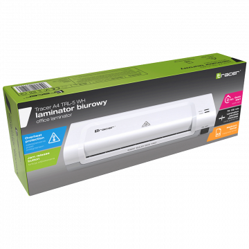 Tracer Laminator / Plastifikator A4, Home&Office - LAMINATOR A4 TRL-5 WH