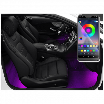Tracer RGB LED svjetlo za automobil, Bluetooth - RGB CAR LIGHTING