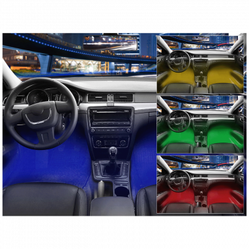 Tracer RGB LED svjetlo za automobil, Bluetooth - RGB CAR LIGHTING
