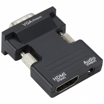 NN-Su Adapter HDMI na VGA + audio - HDMI to VGA Adapter With Audio