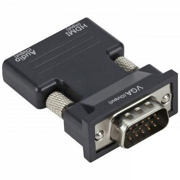 NN-Su Adapter HDMI na VGA + audio - HDMI to VGA Adapter With Audio