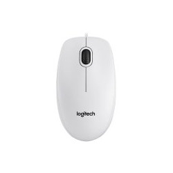Logitech B100 žičani miš, bijeli, USB, optički, 800 dpi