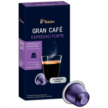 Tchibo Kapsule Gran Café Espresso Forte za Nespresso aparate, 10/1 - Gran Café Espresso Forte 10/1