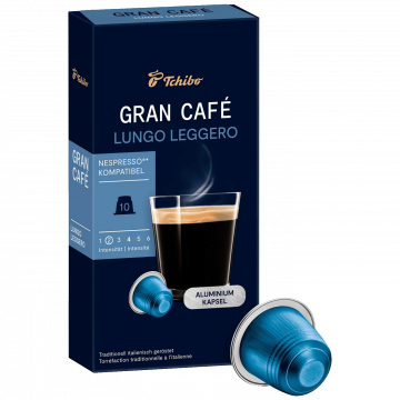 Tchibo Kapsule Gran Café Lungo Leggero za Nespresso aparate, 10/1 - Gran Café Lungo Leggero 10/1