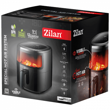 Zilan Friteza na vrući zrak, 1500 W, zapremina posude 5 lit. - ZLN9983