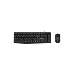 CANYON SET-1 žičani set tastature i miša, AD raspored, USB, crna