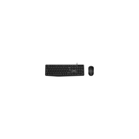 CANYON SET-1 žičani set tastature i miša, AD raspored, USB, crna