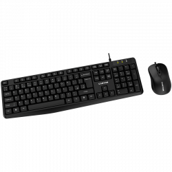 CANYON SET-1 žičani set tastature i miša, AD raspored, USB, crna