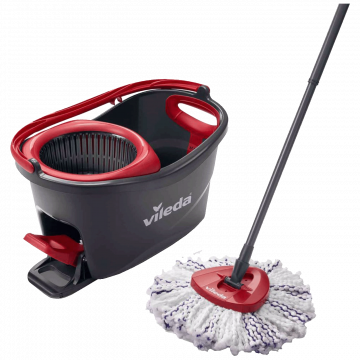 Vileda Set za čišćenje, mop sa kantom, 3in1 Turbo Spin Mop - Spin Mop Turbo 3w1 Microfibre