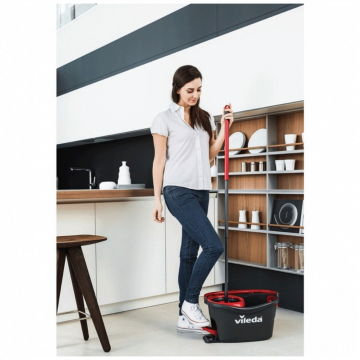 Vileda Set za čišćenje, mop sa kantom, 3in1 Turbo Spin Mop - Spin Mop Turbo 3w1 Microfibre