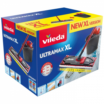 Vileda Set za čišćenje, mop sa kantom, Ultramax XL BOX