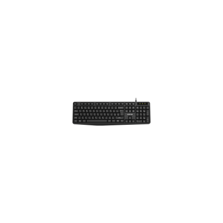 CANYON KB-1 EN/AD žična tastatura, crna, USB, 104 tipke