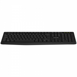 CANYON KB-W01 bežična tastatura, crna, USB prijemnik, 105 tipki