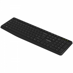 CANYON KB-W01 bežična tastatura, crna, USB prijemnik, 105 tipki