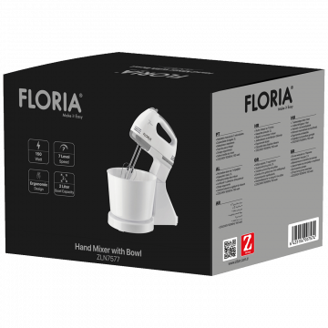 Floria Mikser sa posudom, 150 W - ZLN7577
