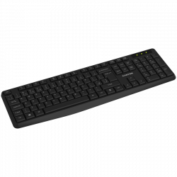 CANYON KB-W01 bežična tastatura, crna, USB prijemnik, 105 tipki