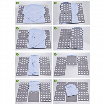 NN-Su Plastični preklop za presavijanje veša - Plastic Laundry Storage Fold