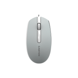 CANYON M-10 žičani miš, tamno siva, optički, 1000 dpi, USB-A