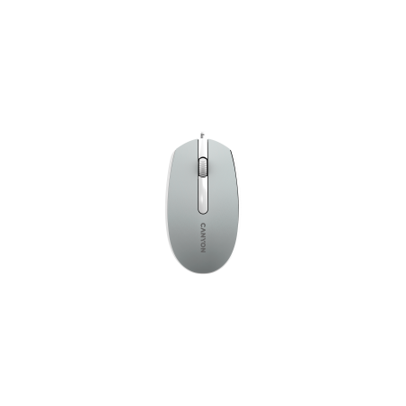 CANYON M-10 žičani miš, tamno siva, optički, 1000 dpi, USB-A