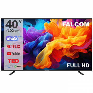 Falcom Televizor Smart LED TV FullHD  40", Bluetooth ,WiFi - TV-40LTF024SM WOS