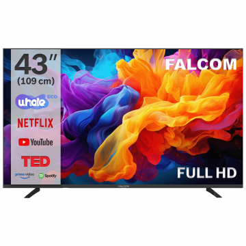 Falcom Televizor Smart LED TV FullHD  43", Bluetooth ,WiFi - TV-43LTF024SM WOS