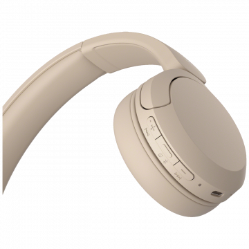 Sony Bežične bluetooth slušalice, WH-CH520, Bež - WHCH520C.CE7