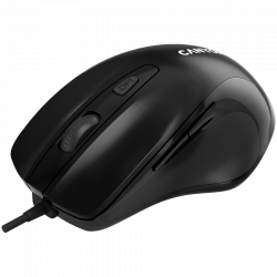 CANYON M-6 žičani miš, crni, ergonomski, optički, 1600 DPI