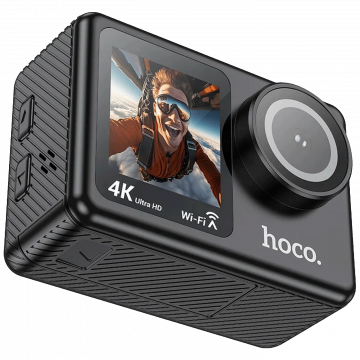 hoco. Sportska kamera, 1.3"/ 2" IPS LCD, 4K UHD, WiFi, microSD - DV101