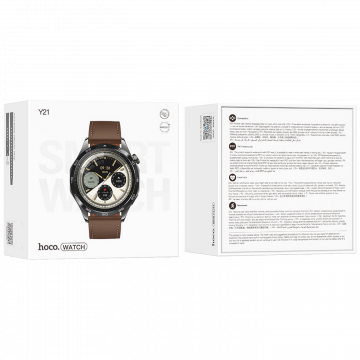 hoco. Pametni sat, 1.43" AMOLED, Bluetooth, IP67 - Y21 Metal Gray