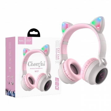 hoco. Slušalice bežične, Bluetooth - W27 Cat Ear Gray