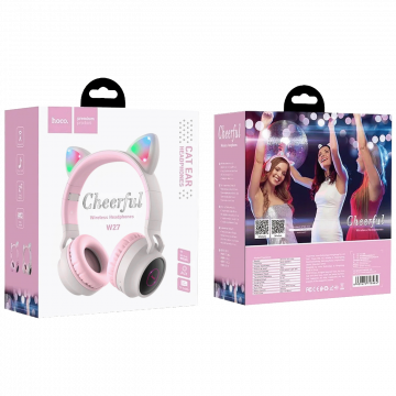 hoco. Slušalice bežične, Bluetooth - W27 Cat Ear Gray