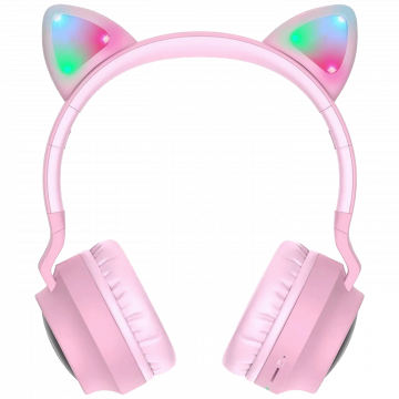 hoco. Slušalice bežične, Bluetooth - W27 Cat Ear Pink