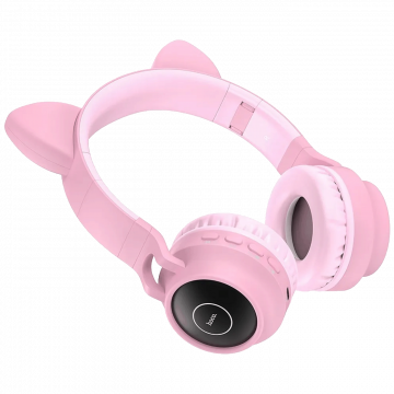 hoco. Slušalice bežične, Bluetooth - W27 Cat Ear Pink