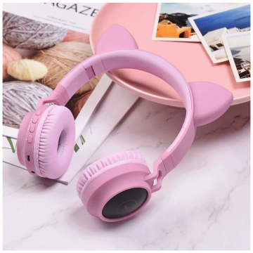 hoco. Slušalice bežične, Bluetooth - W27 Cat Ear Pink