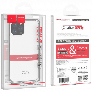 hoco. Maska za iPhone 16 Pro Max - TPU case for iP16 Pro Max