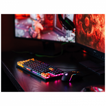 Tracer Tastatura sa osvjetljenjem, optički miš, gaming set, USB - GAMEZONE HORNET87 USB
