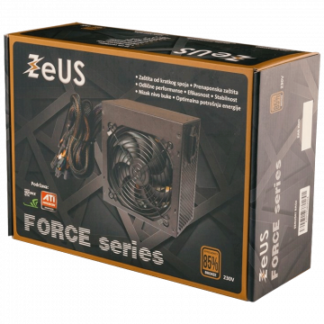 Zeus Napajanje za PC, 600W, 12cm, ATX - ZUS-FOR600S PLUS