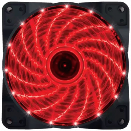 Zeus Ventilator za kućište, 120 mm, Red LED - Case Cooler 120x120 Red